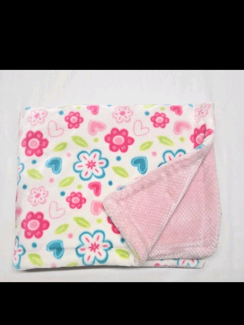 Costco Pink Floral Soft Baby Blanket for Kids